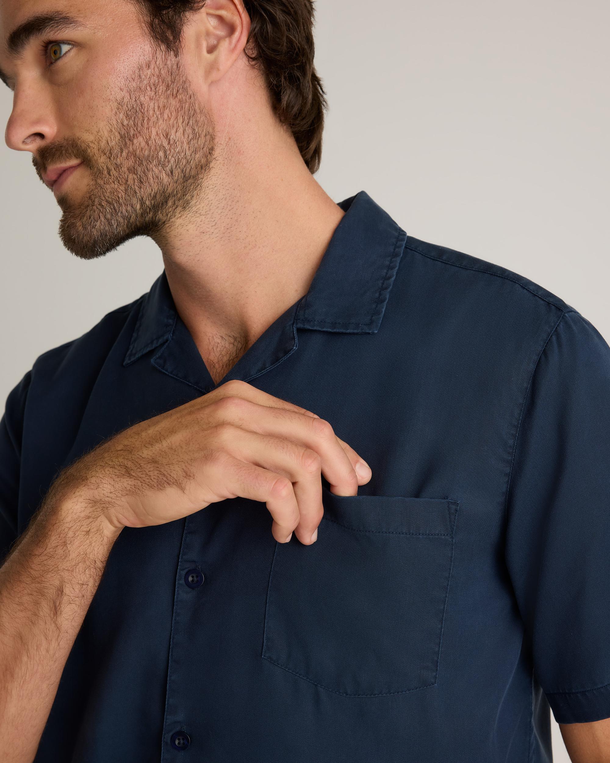 Quince | Men's Vintage Wash Tencel Camp Shirt Product Image