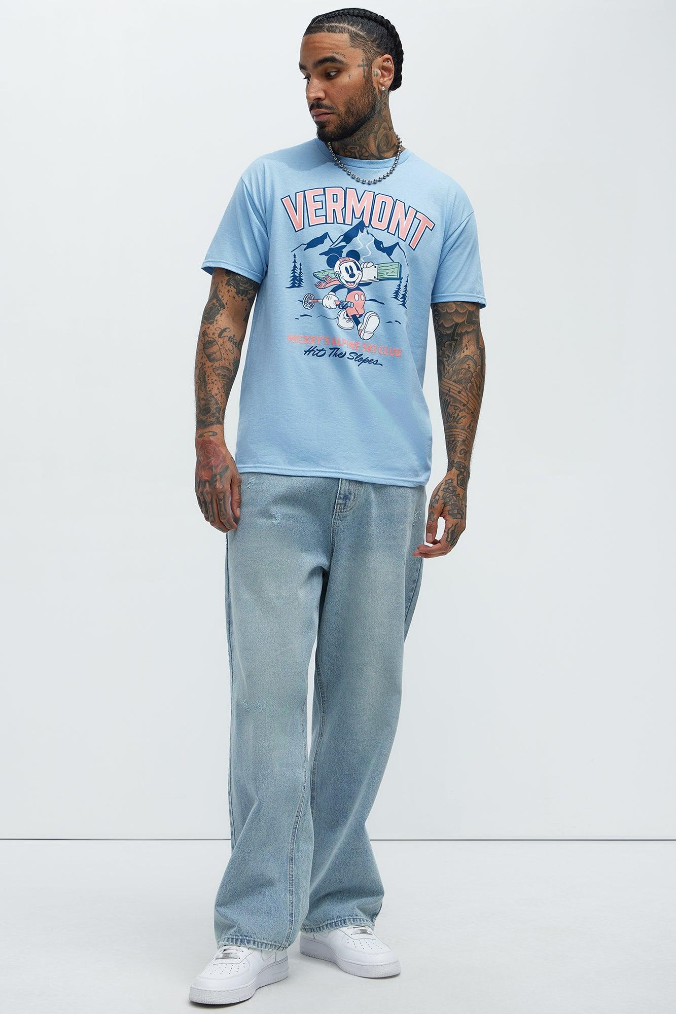 Disney Vermont Alpine Ski Club Short Sleeve Tee - Light Blue Product Image