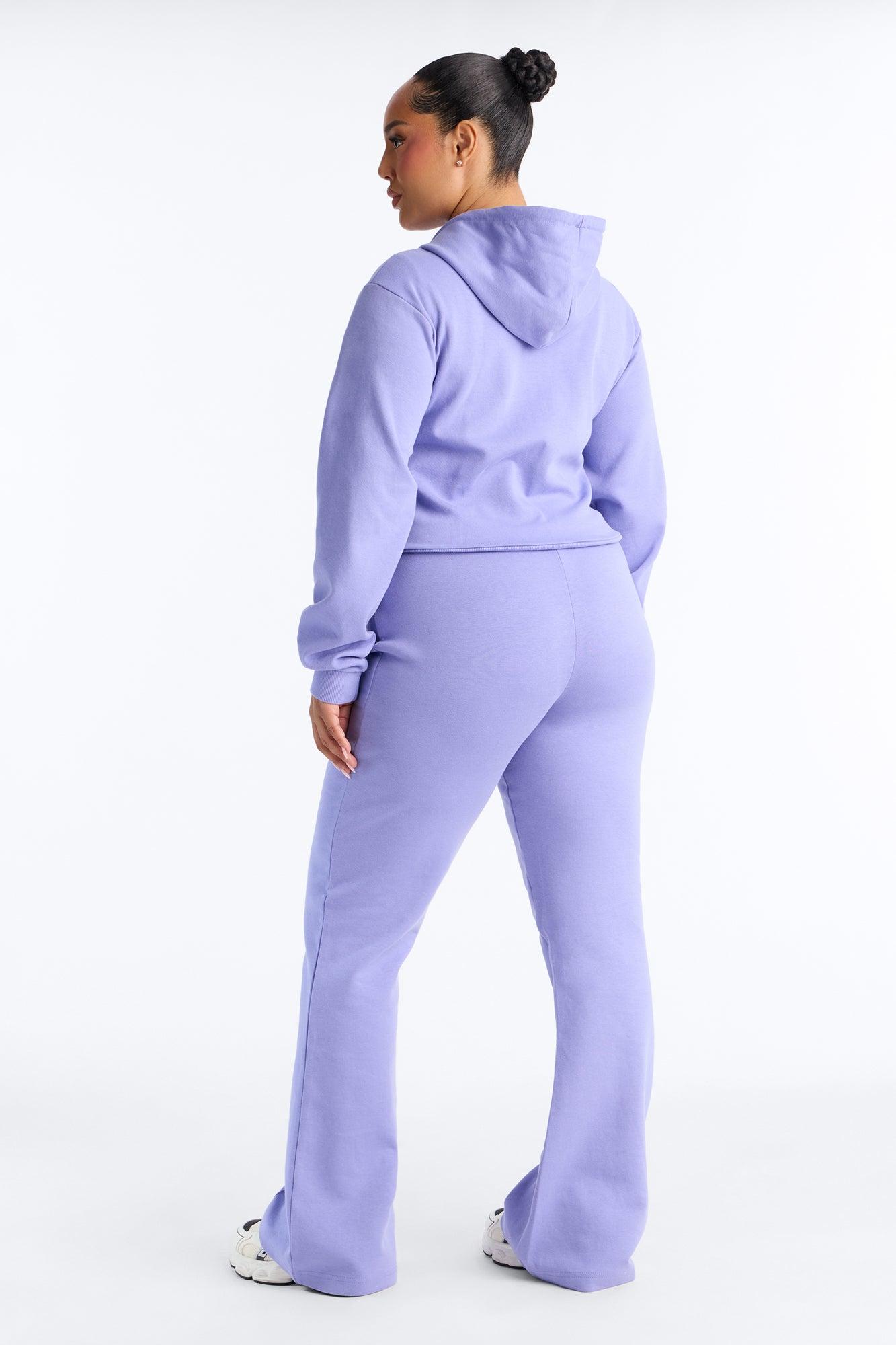 Ready To Go Zip Up Pant Set - Periwinkle Female Product Image