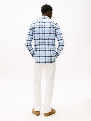 Slim Fit Plaid Oxford Stretch Shirt Product Image