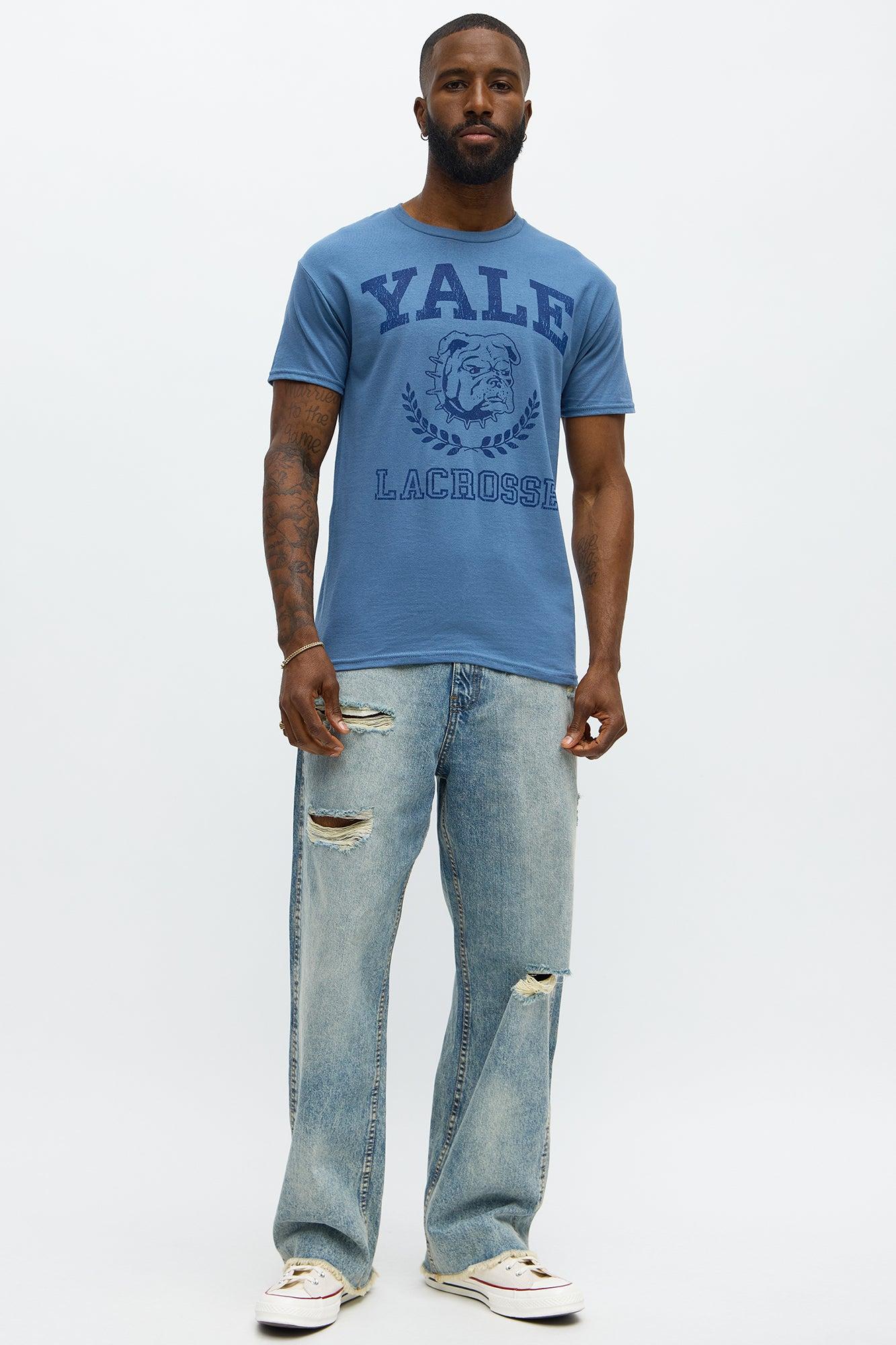 Yale Lacrosse Team Short Sleeve Tee - Indigo Male Product Image