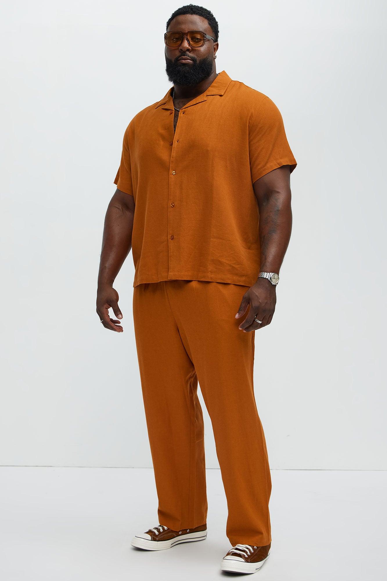 Bahamas Linen Shirt - Rust Product Image