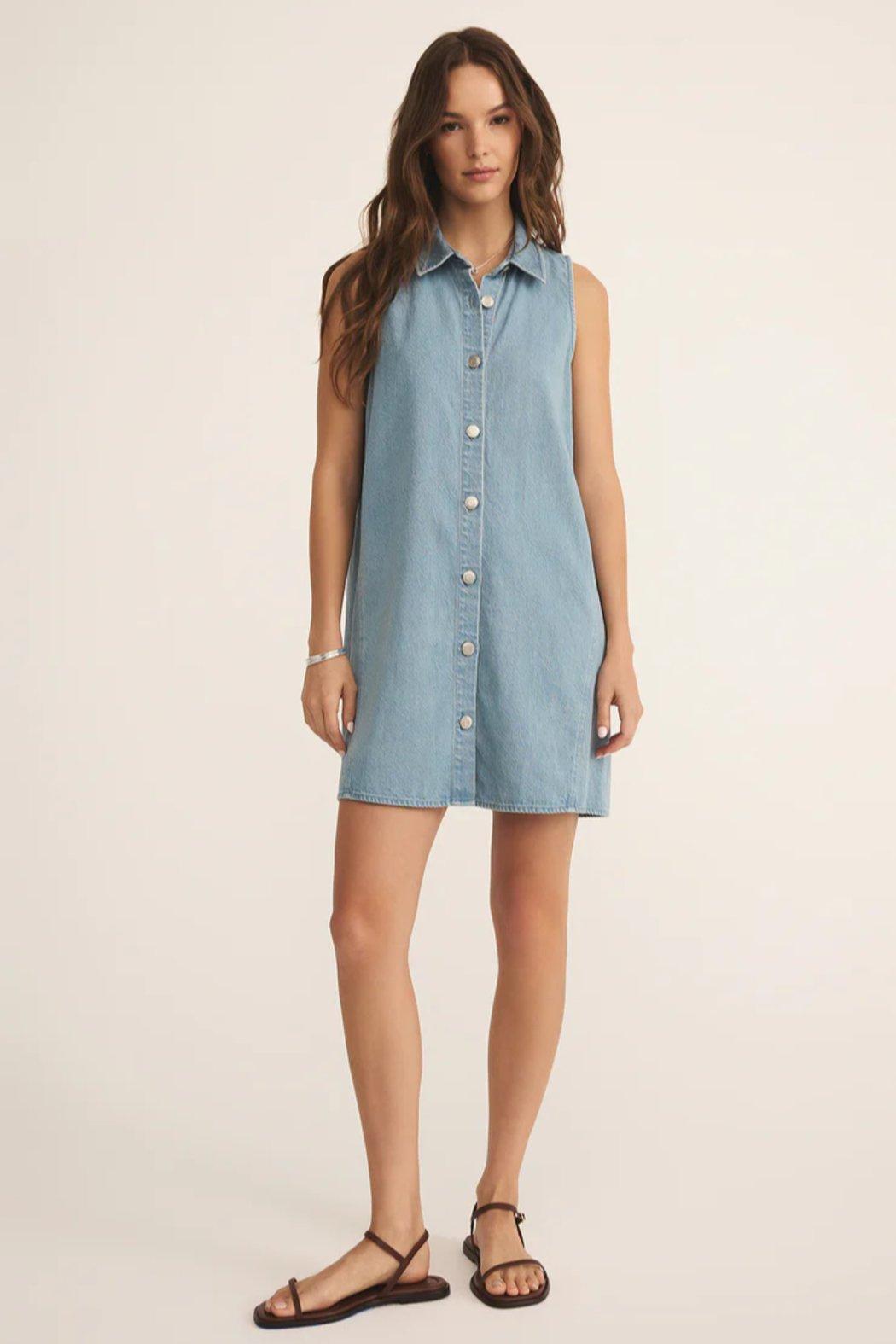 New Day Twill Mini Dress Product Image