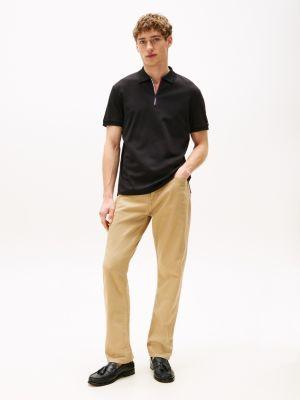 Regular Fit Interlock Zip Polo Product Image