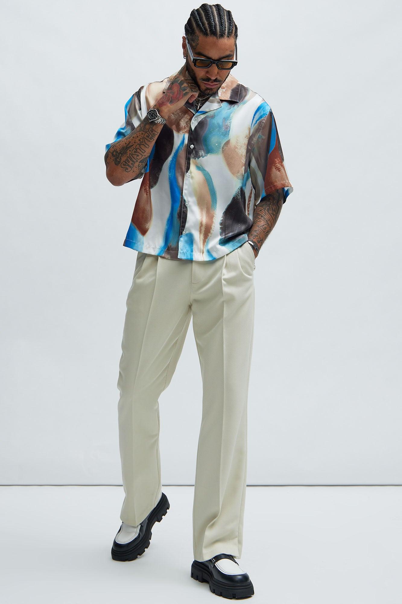 Edgehill Watercolor Shirt - Brown/combo Product Image