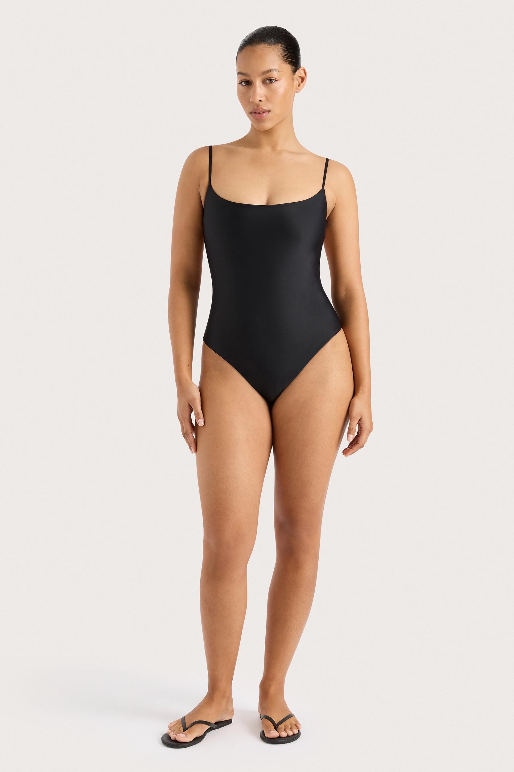 Cabo String One Piece Black - Final Sale Product Image