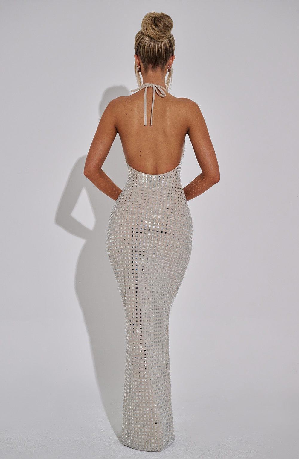 Odessa Maxi Dress - Nude Product Image