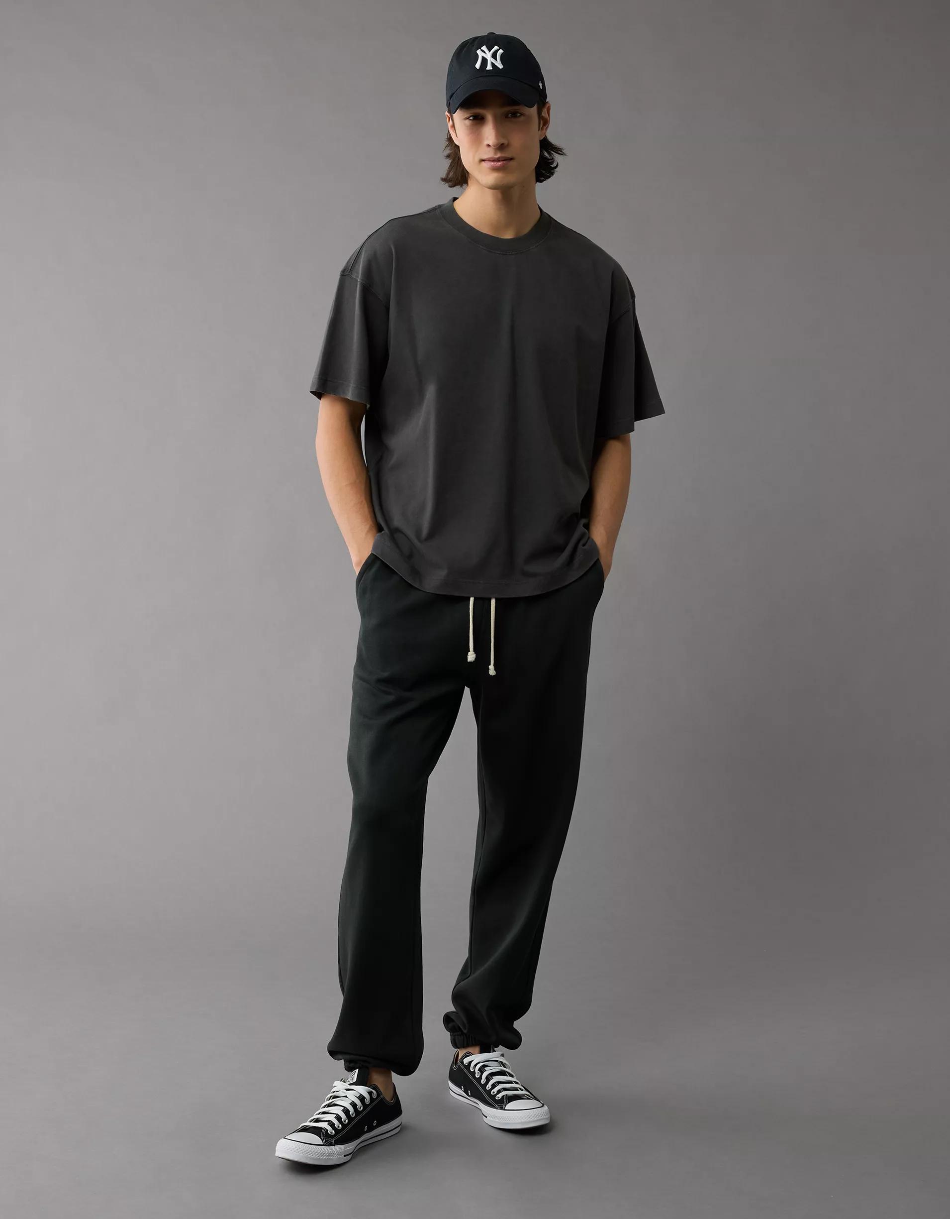 AE Boxy Sueded Jersey T-Shirt Product Image