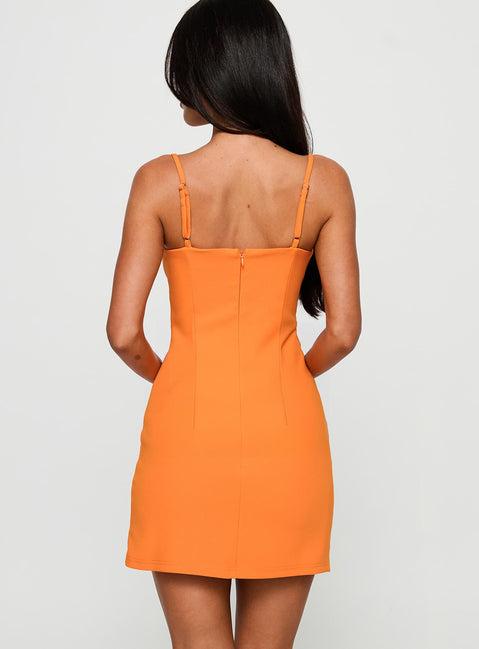 Someone You Love Mini Dress Orange Product Image