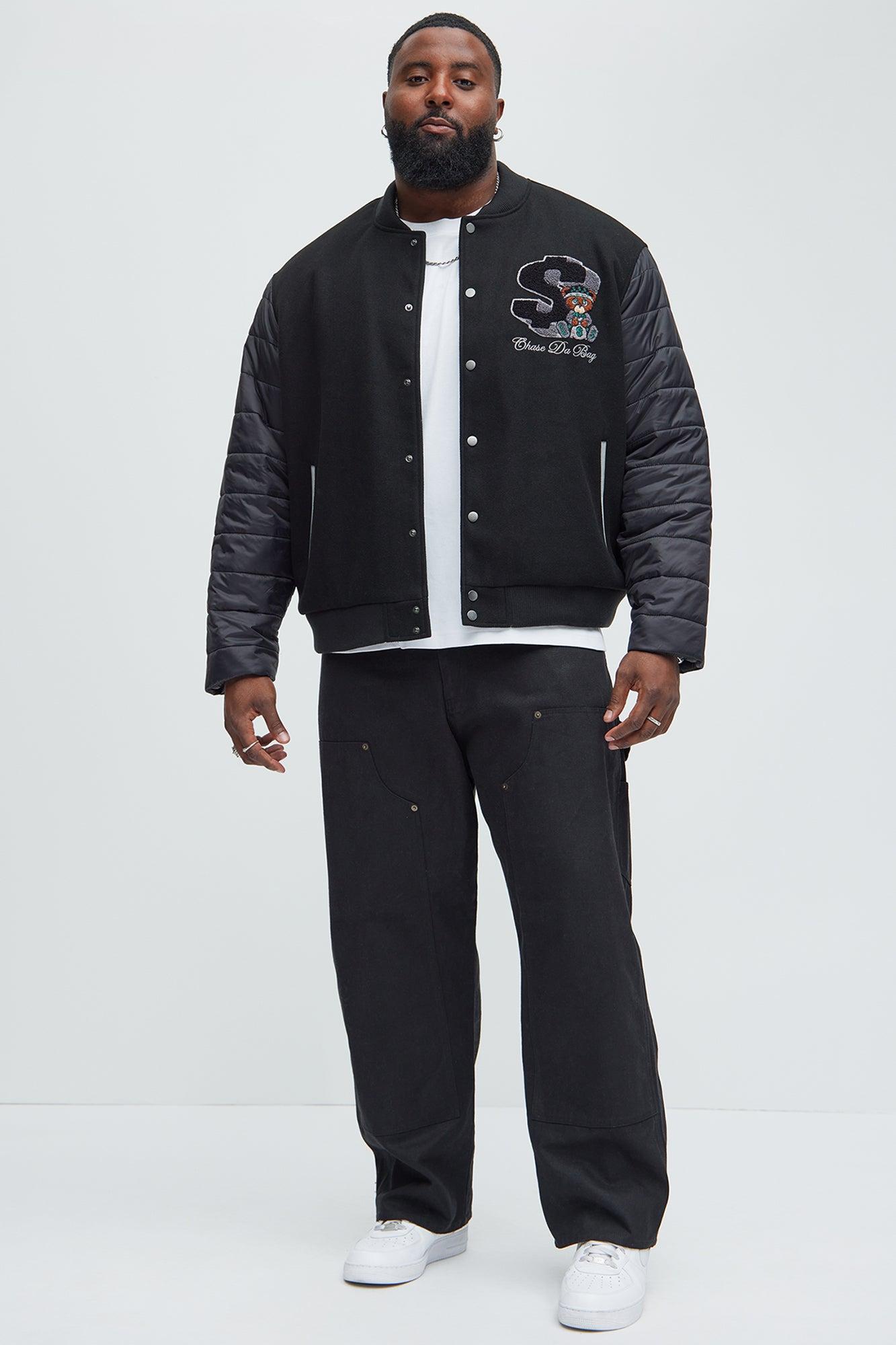 Chase A Bag Varsity Jacket - Black Product Image