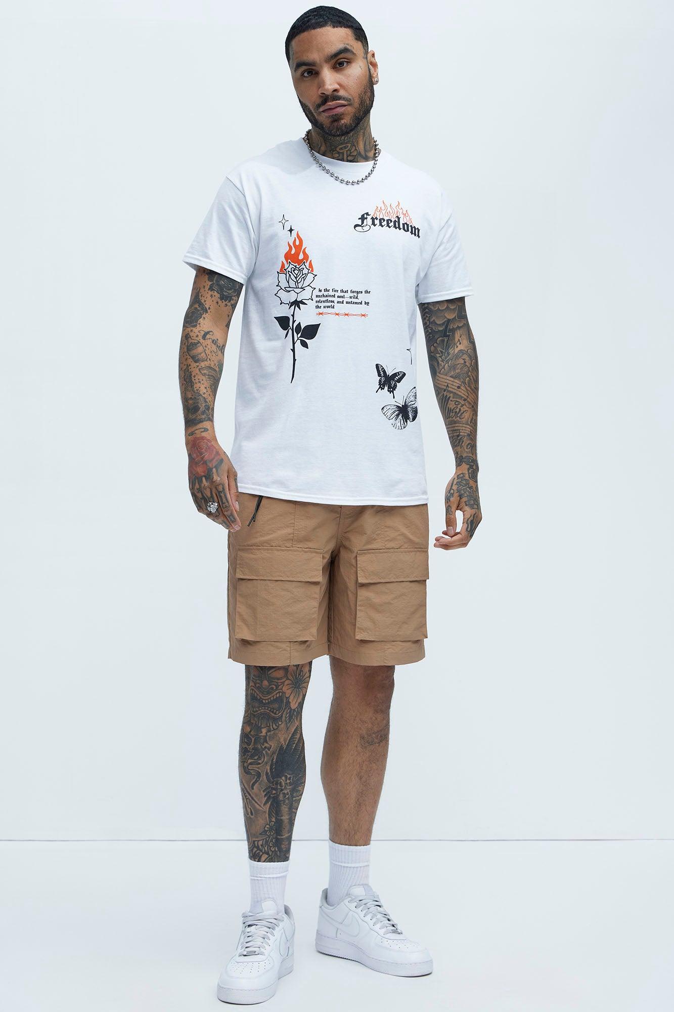 Freedom In Wondering Short Sleeve Tee - White Product Image