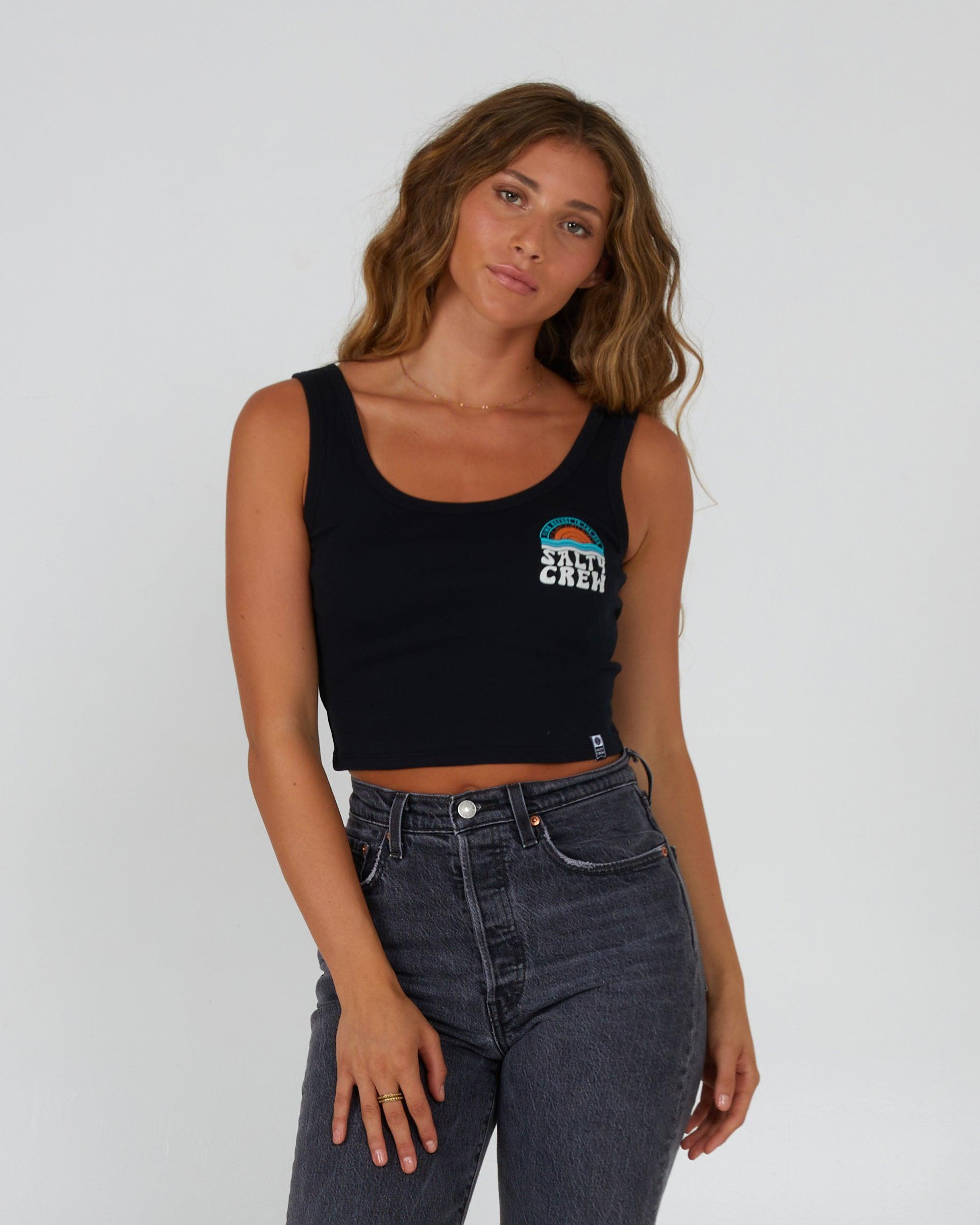 Sundown Tank - Black Female Product Image