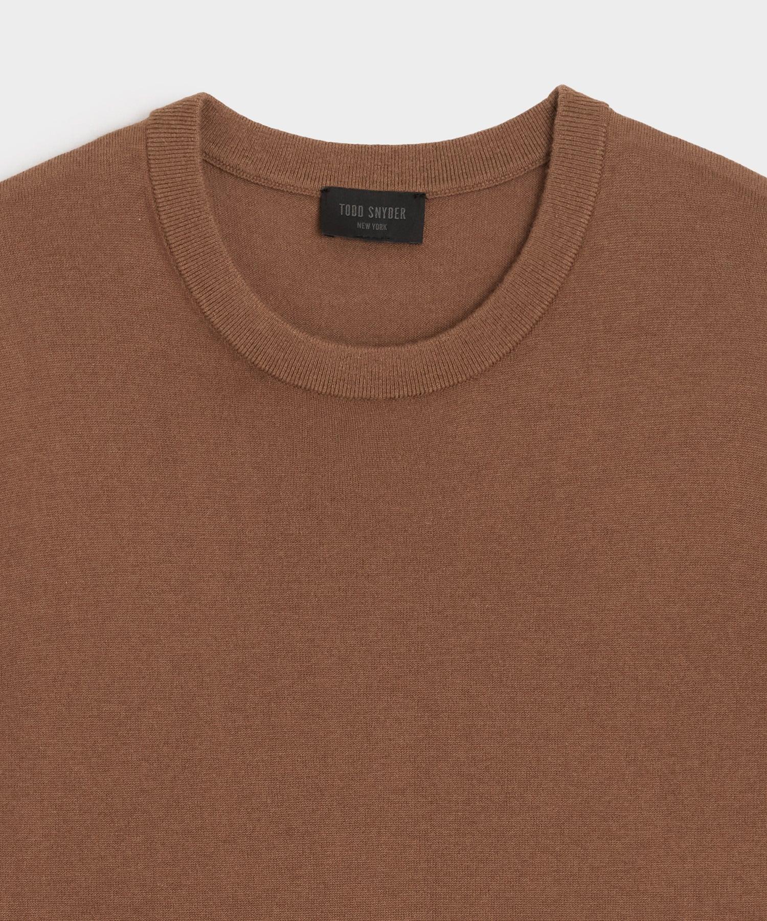 Silk-Cashmere Sweater Tee Product Image