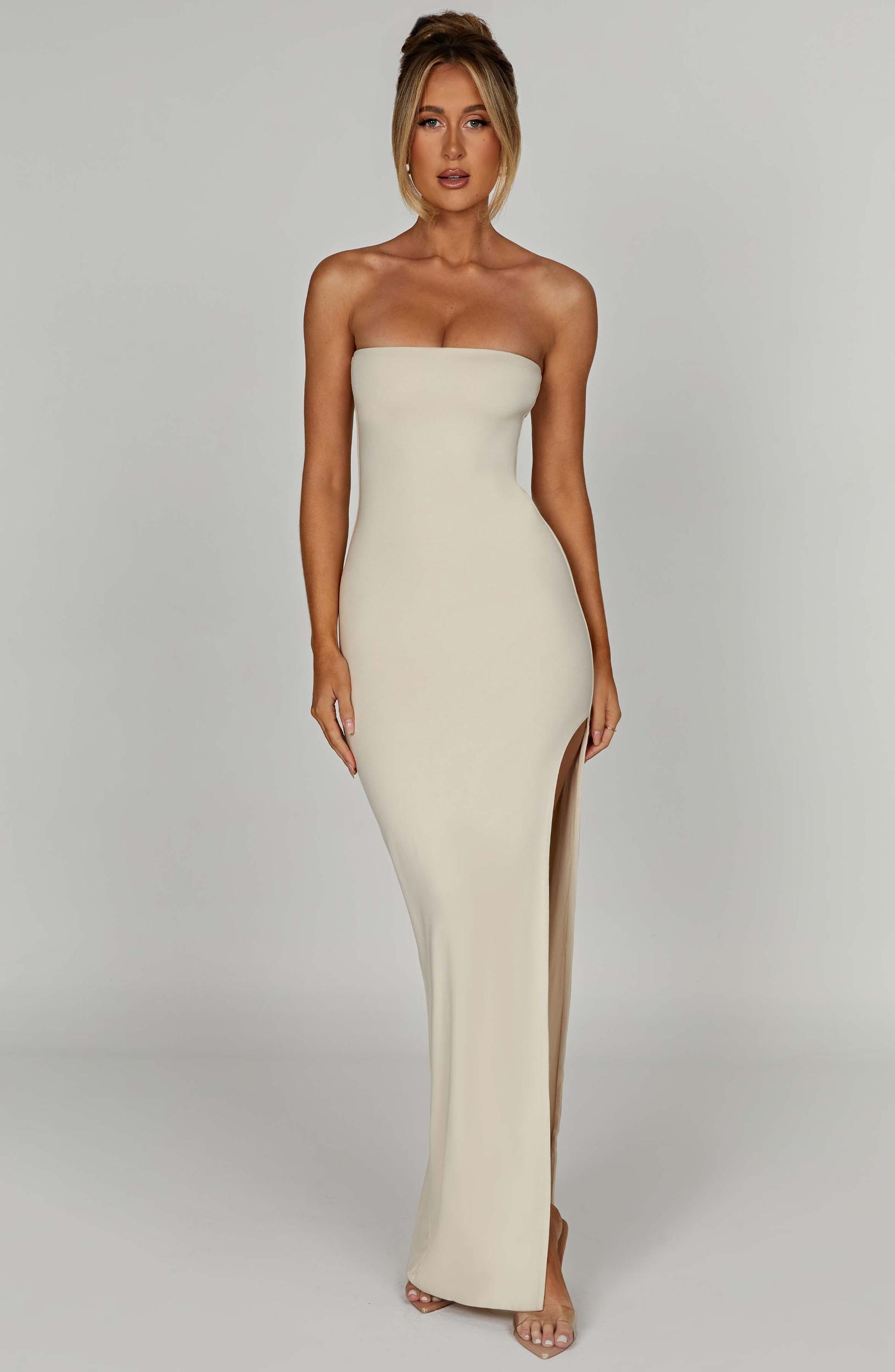 Teyana Maxi Dress - Cream Product Image