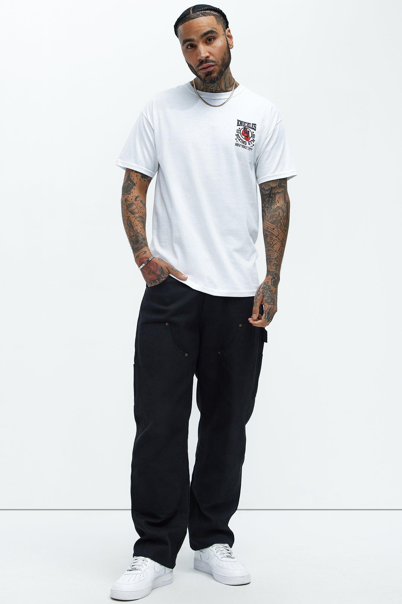 Knuckles Boxing Gym NYC Short Sleeve Tee - White Product Image