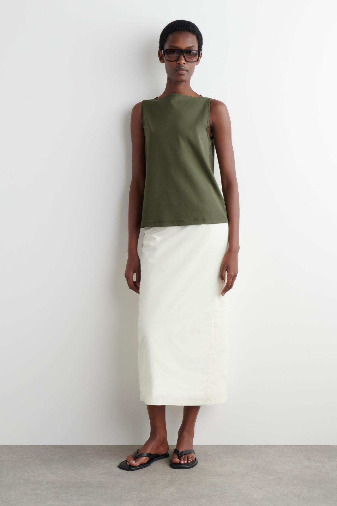 BOAT-NECK TANK TOP Product Image