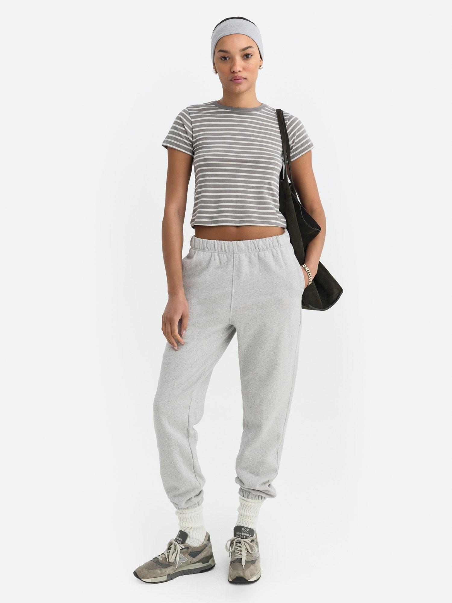 Organic Cotton Striped Muscle Tank Female Product Image