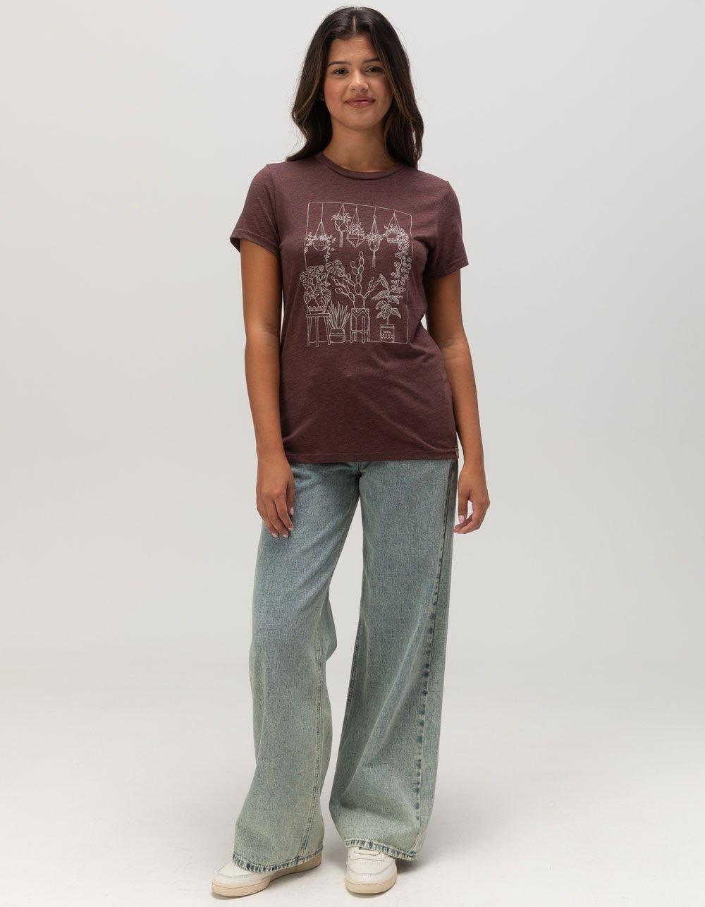 TENTREE  Plant Club Womens Tee - MAHOGANY Product Image