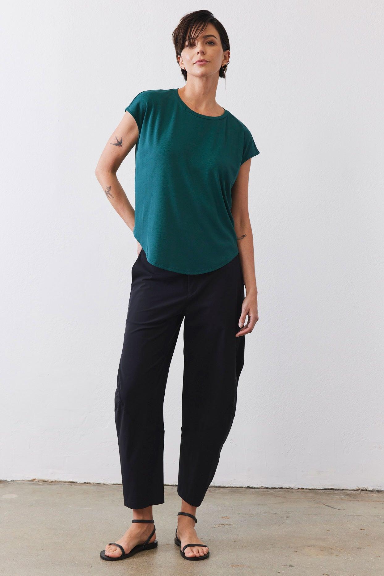 The Ribbed Tuck-In Tee Product Image