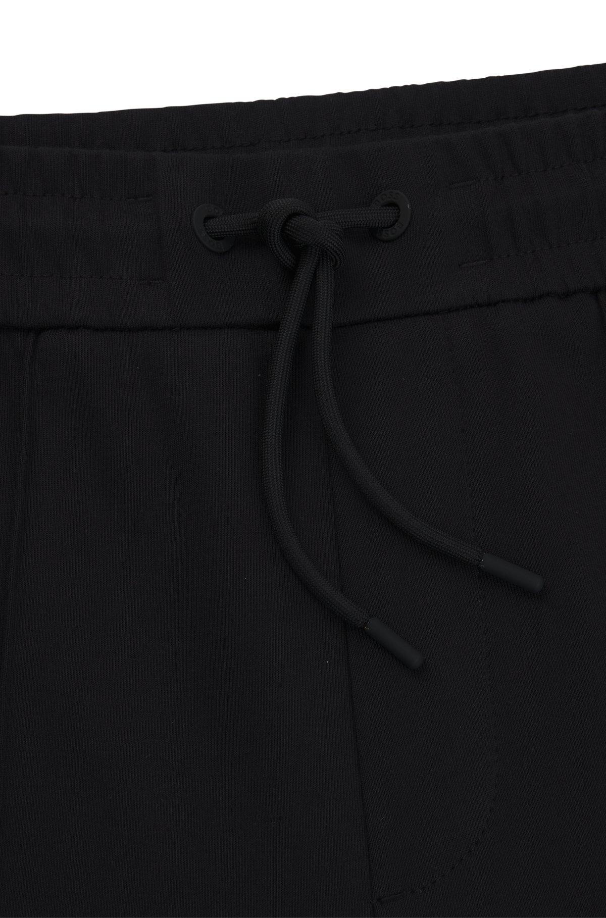 Regular-fit tracksuit bottoms in mercerized cotton Product Image