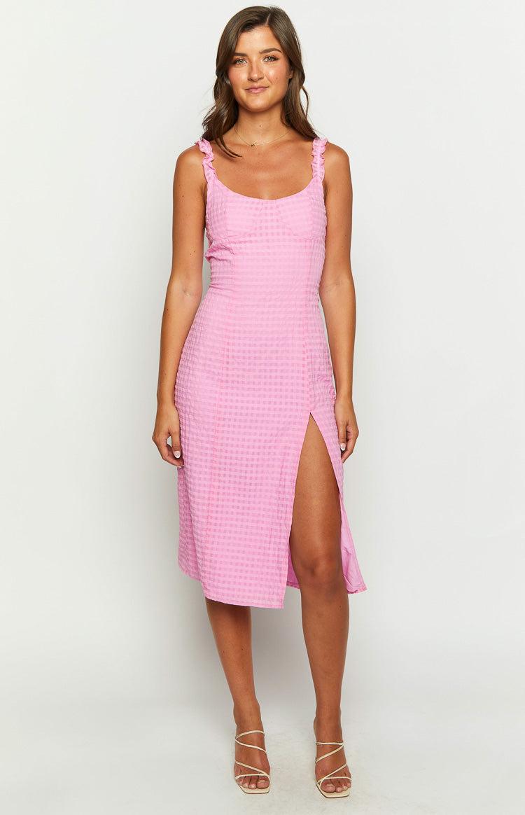 Jessie Pink Midi Dress Baby Product Image