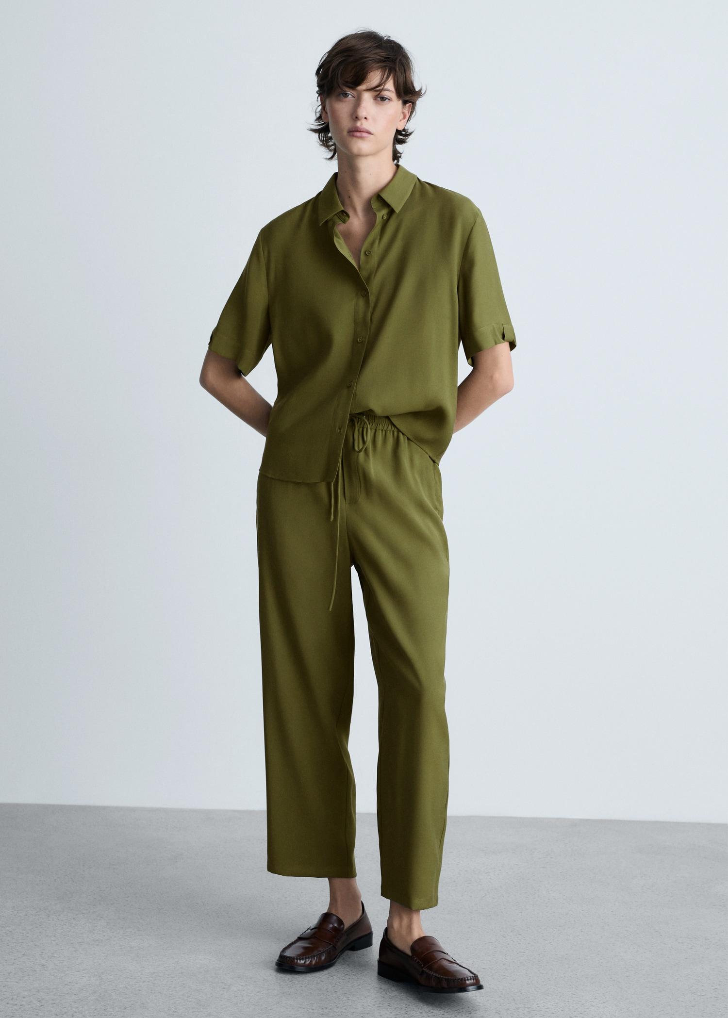 Straight suit trousers - Women | MANGO USA Product Image