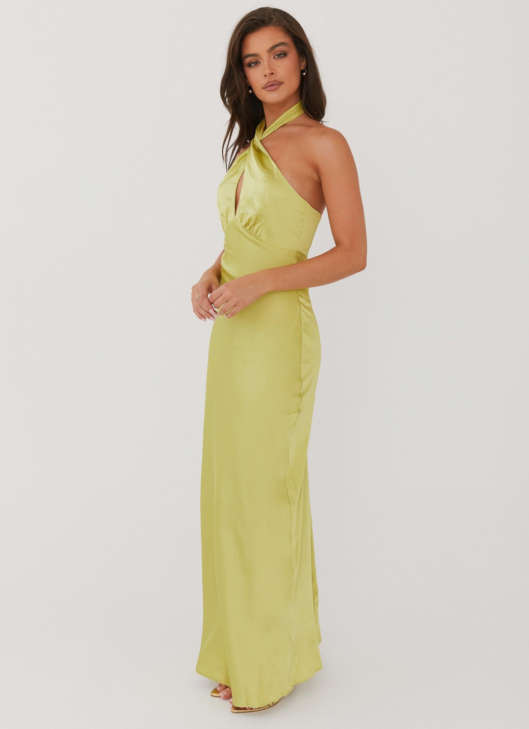 Elowen Maxi Dress - Chartreuse Product Image