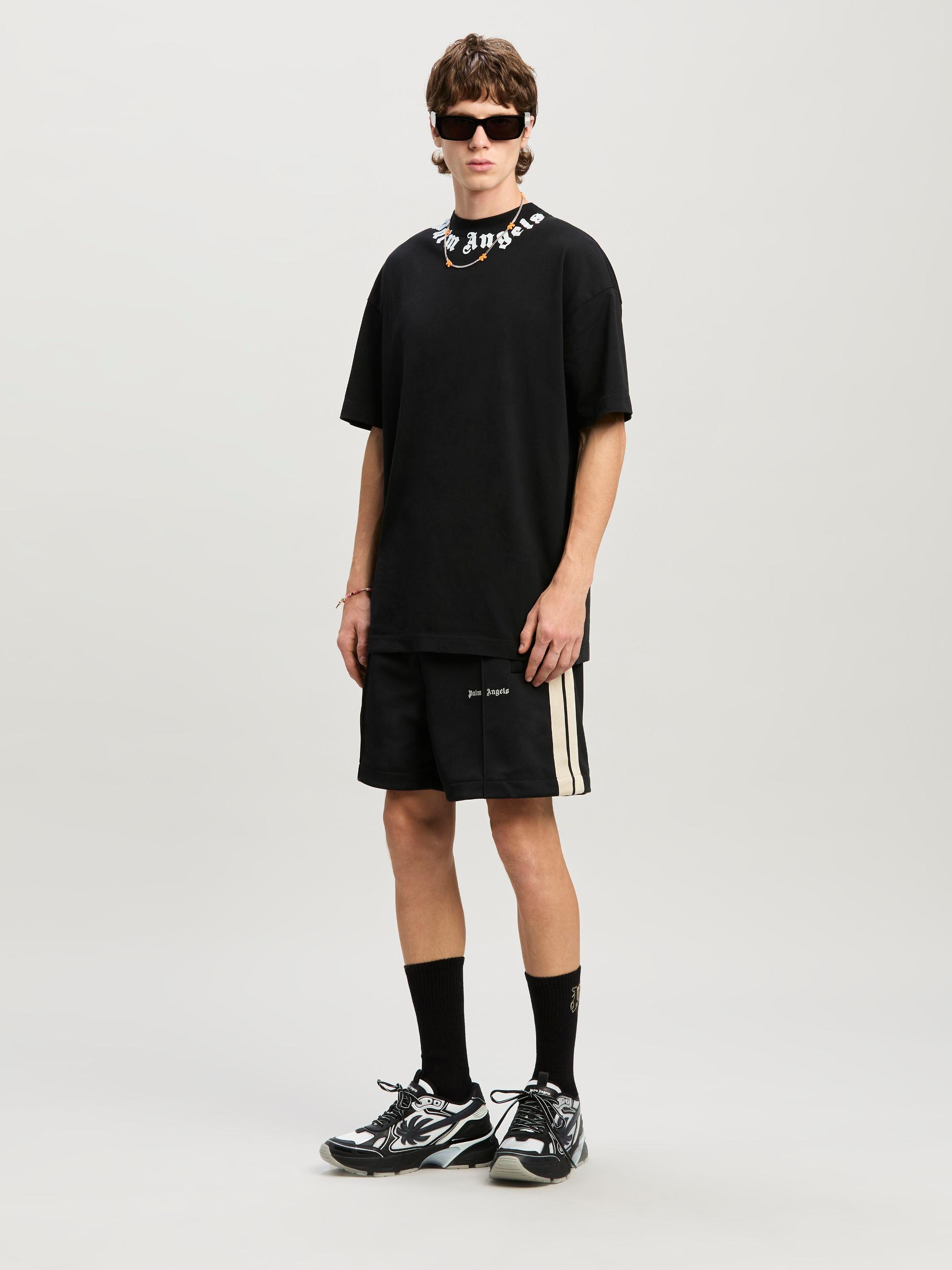 CLASSIC LOGO TRACK SHORTS BLACK OFF WHIT Product Image