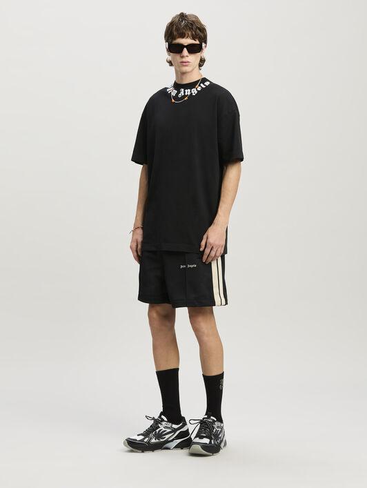 CLASSIC LOGO TRACK SHORTS BLACK OFF WHIT Product Image