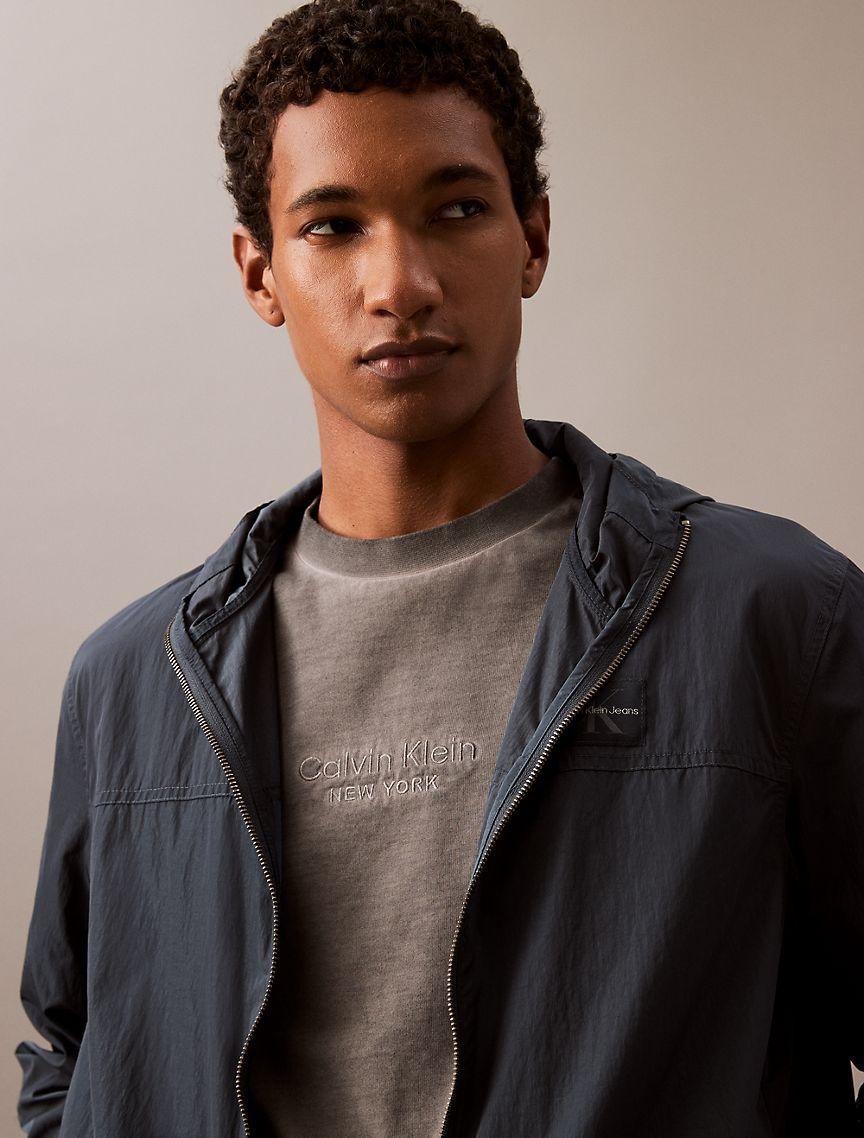 Faded Dye Logo Graphic Classic Crewneck T-Shirt Product Image