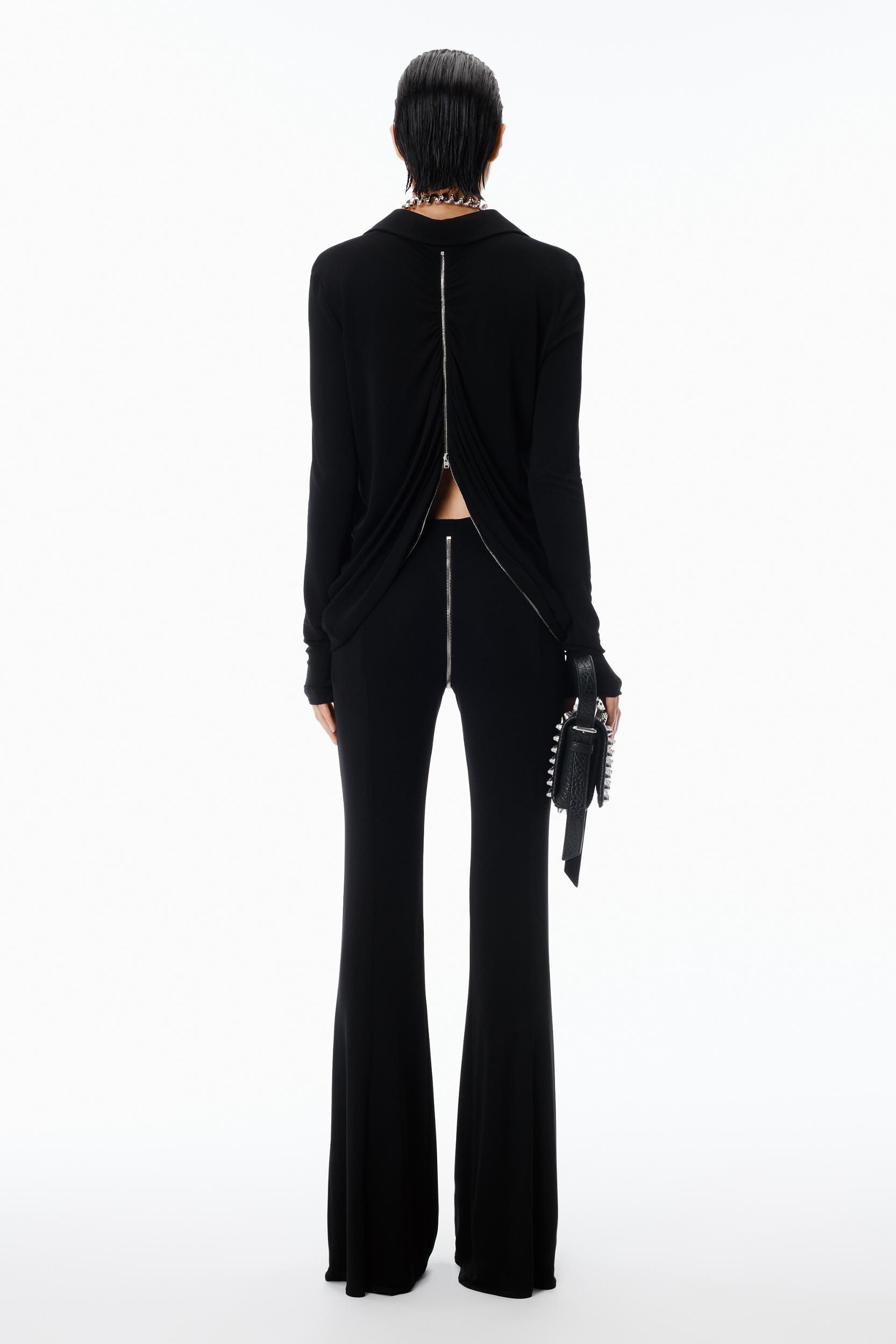 Mid-rise Zip Pant In Jersey Product Image
