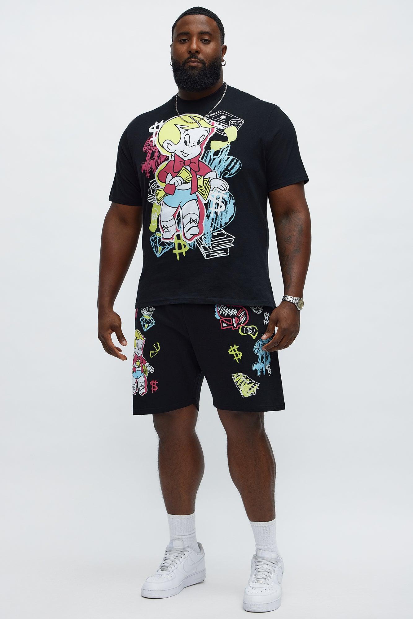 Richie Rich $ign Short Sleeve Tee - Black Male Product Image