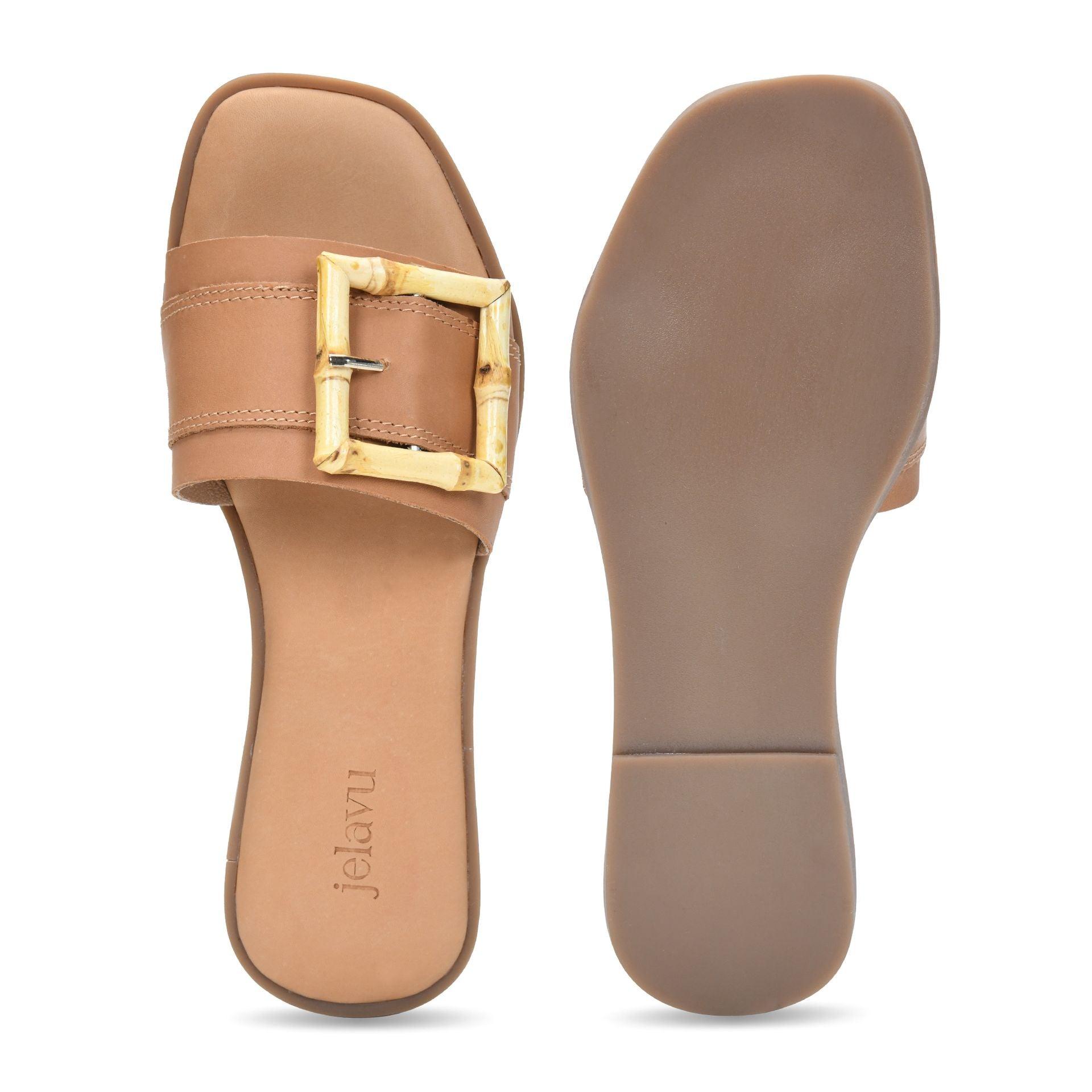 Amy -Cognac  Sandals Product Image