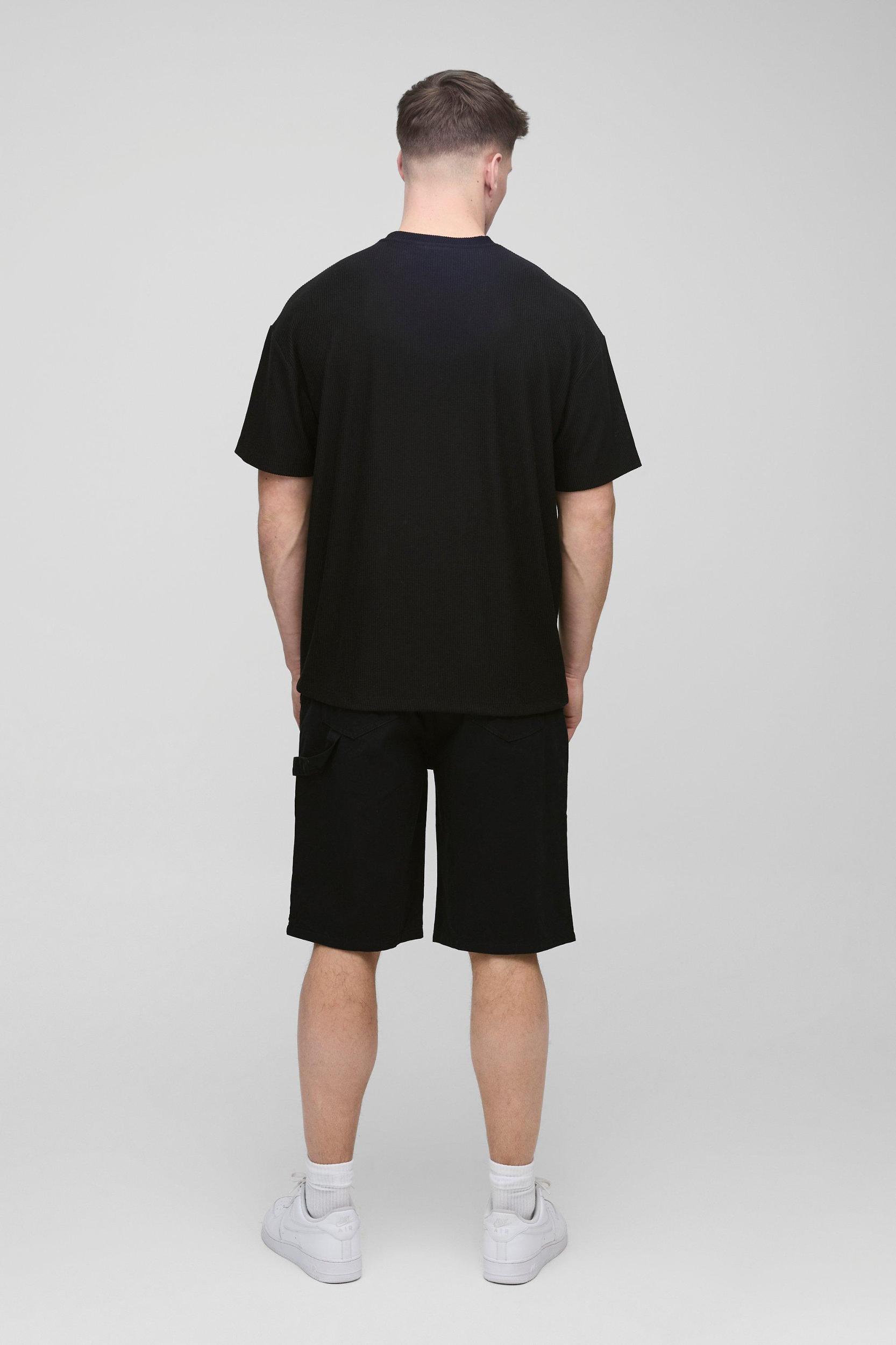 Tall Relaxed Fit Carpenter Shorts | boohooMAN USA Product Image