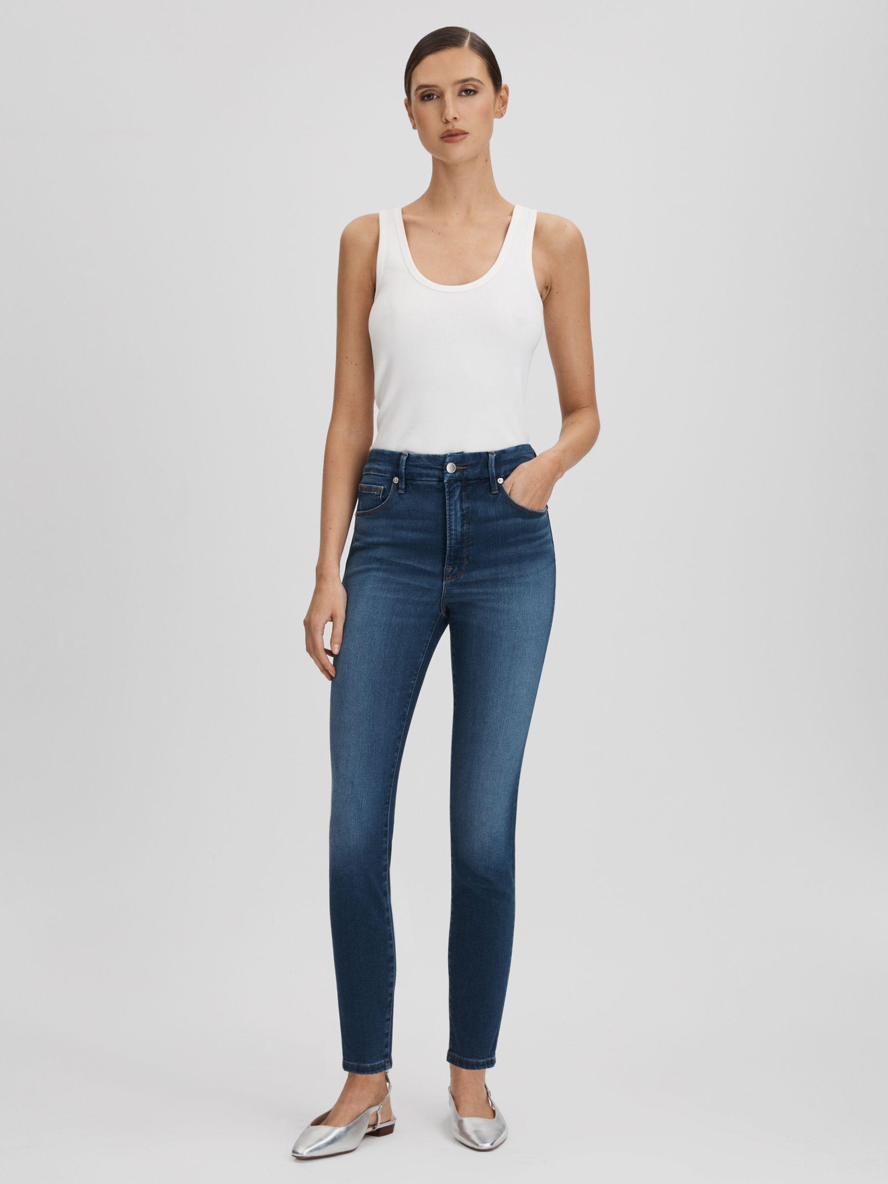 Good American Ultra High Skinny Jeans in Blue Product Image