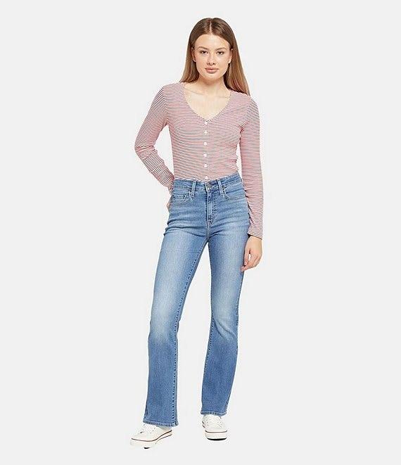 Levi's® 725 High Rise Mid Wash Bootcut Jeans Product Image