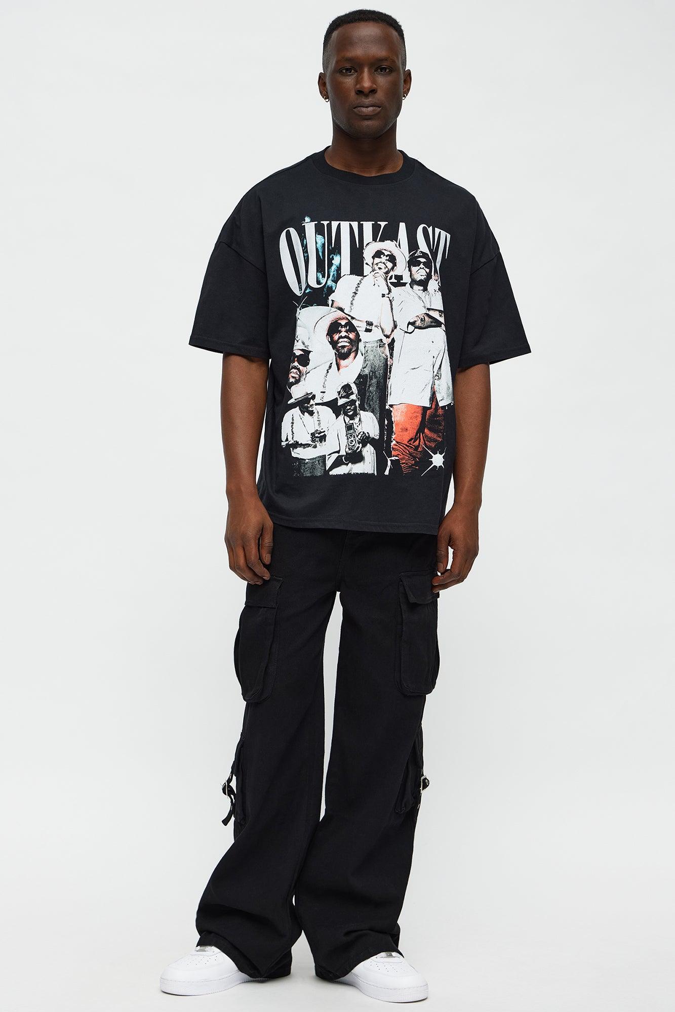 Outkast Is Everlasting Oversized Short Sleeve Tee - Black Male Product Image