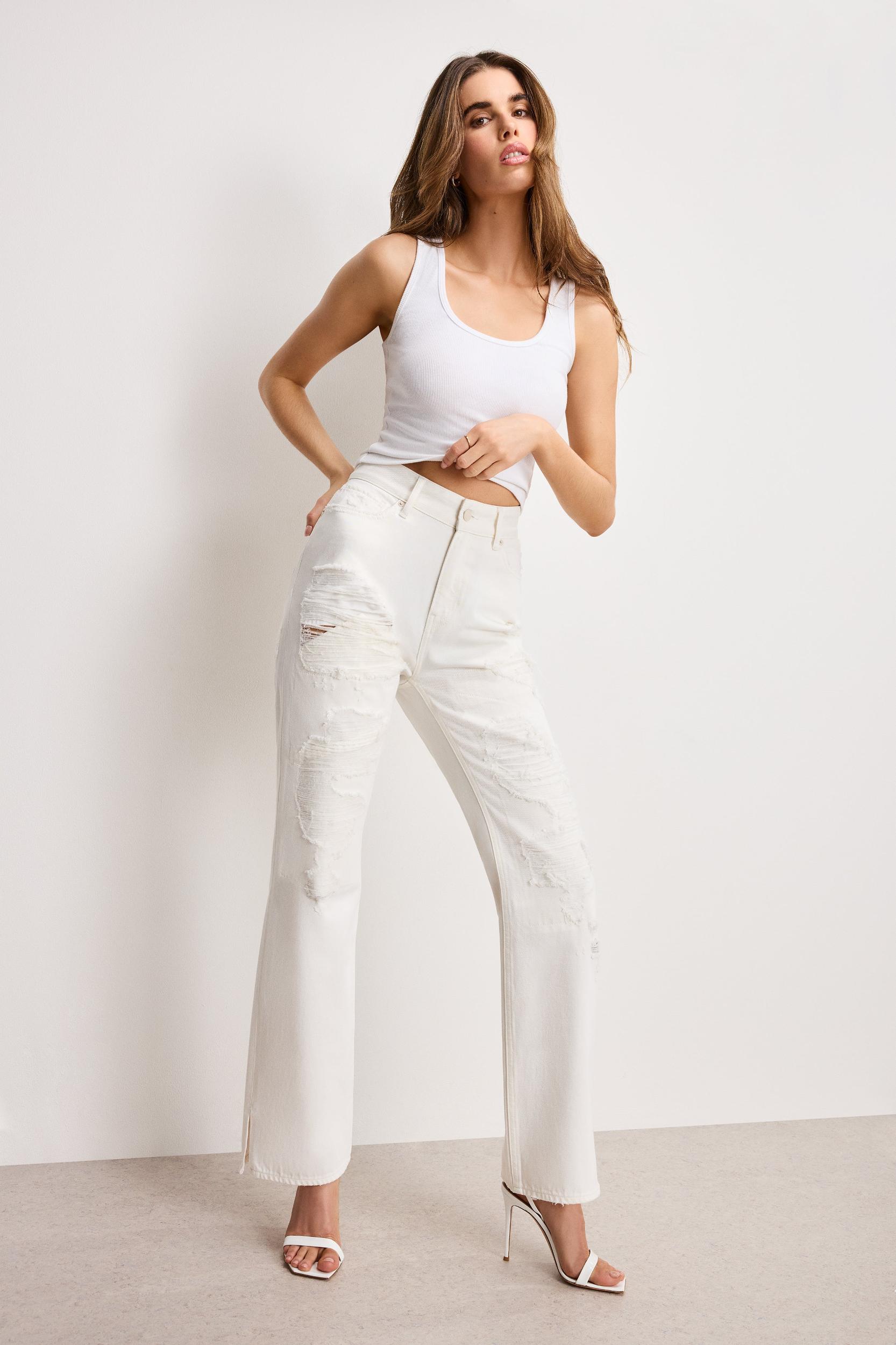 THE KHLOÉ JEAN | CLOUD WHITE Product Image
