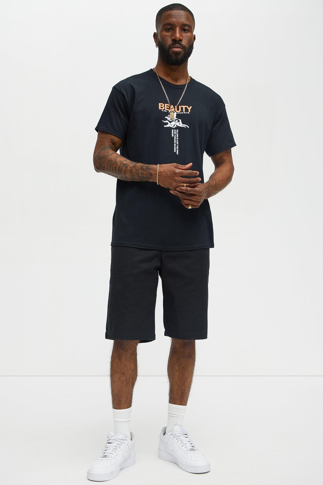 Beauty In Resilience Short Sleeve Tee - Black Product Image