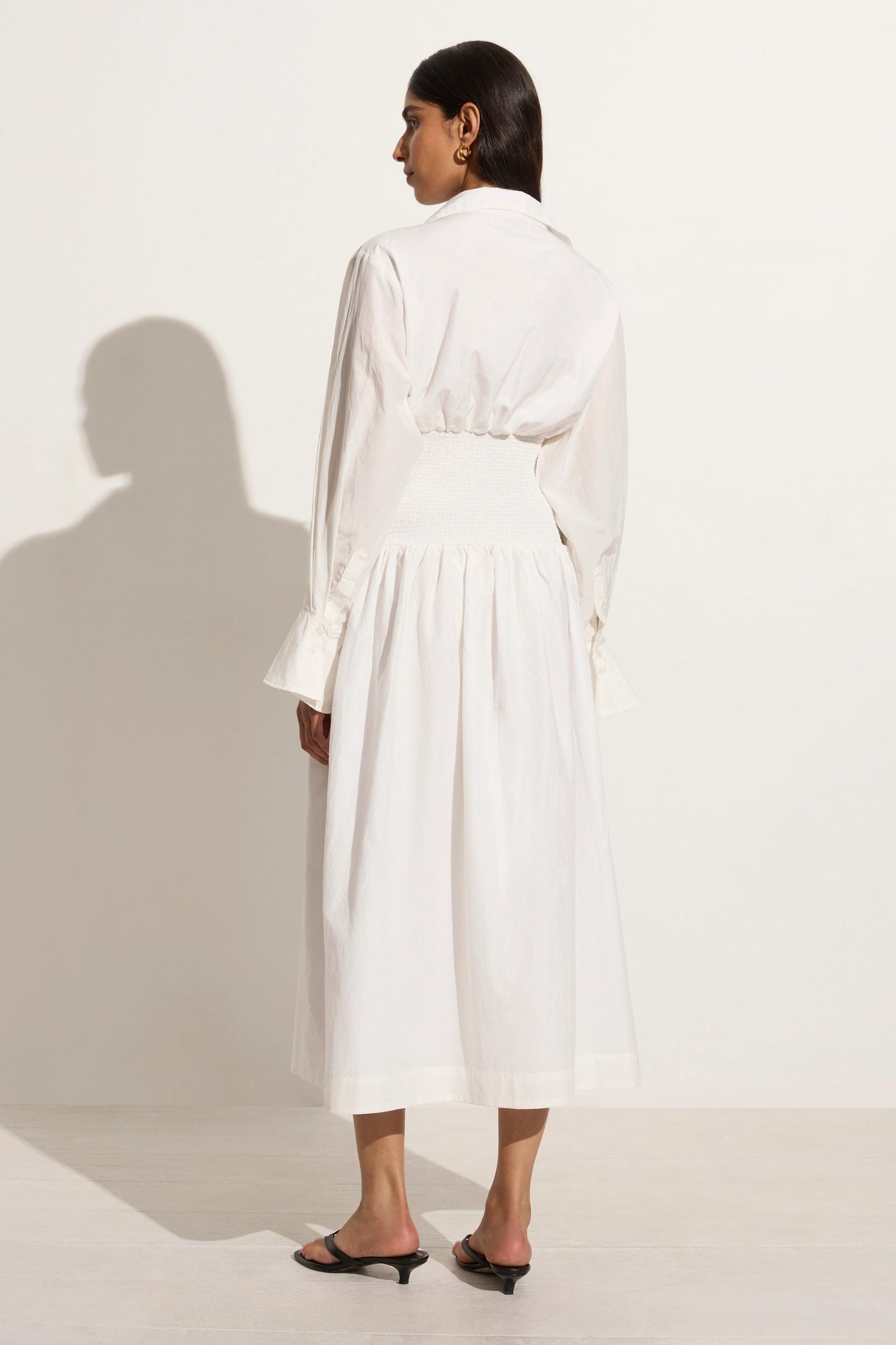 Cervo Midi Dress White - Final Sale Product Image
