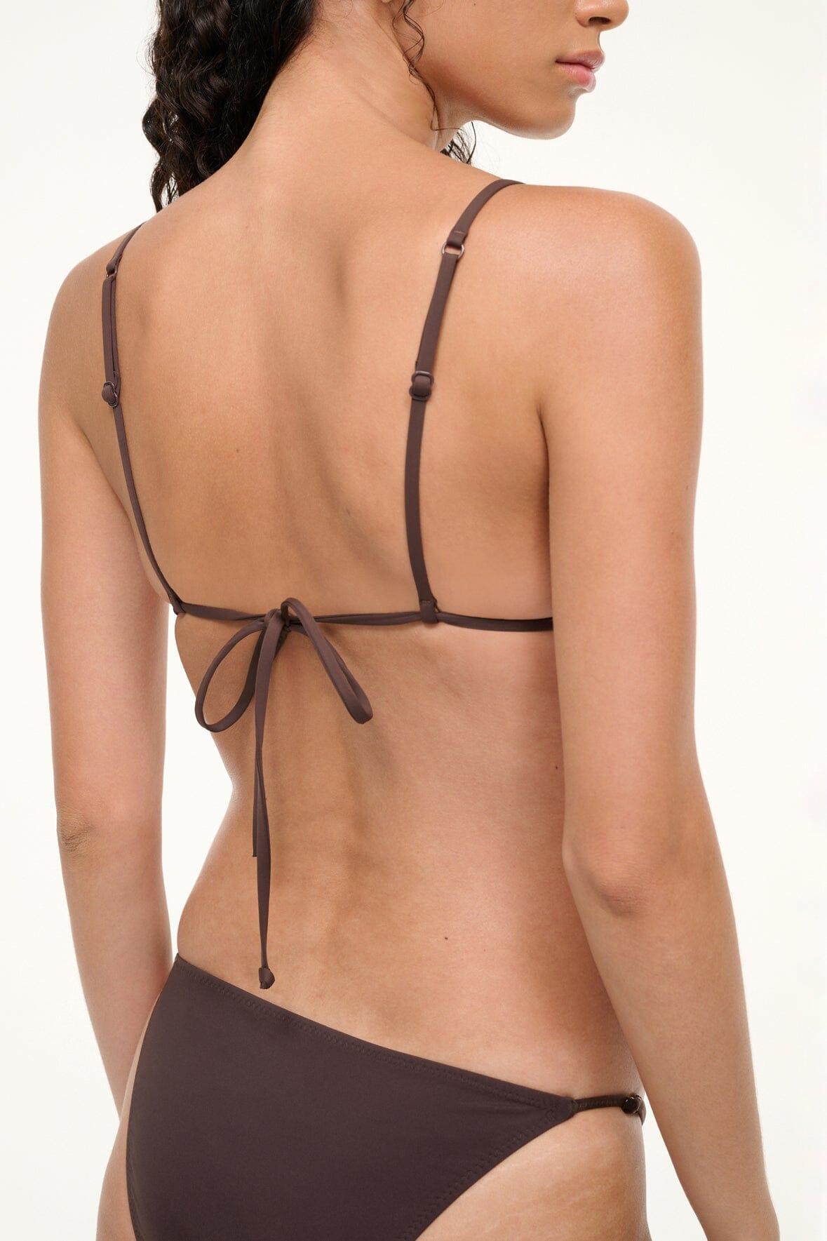 ALEXIS BIKINI TOP | DARK CHOCOLATE Product Image