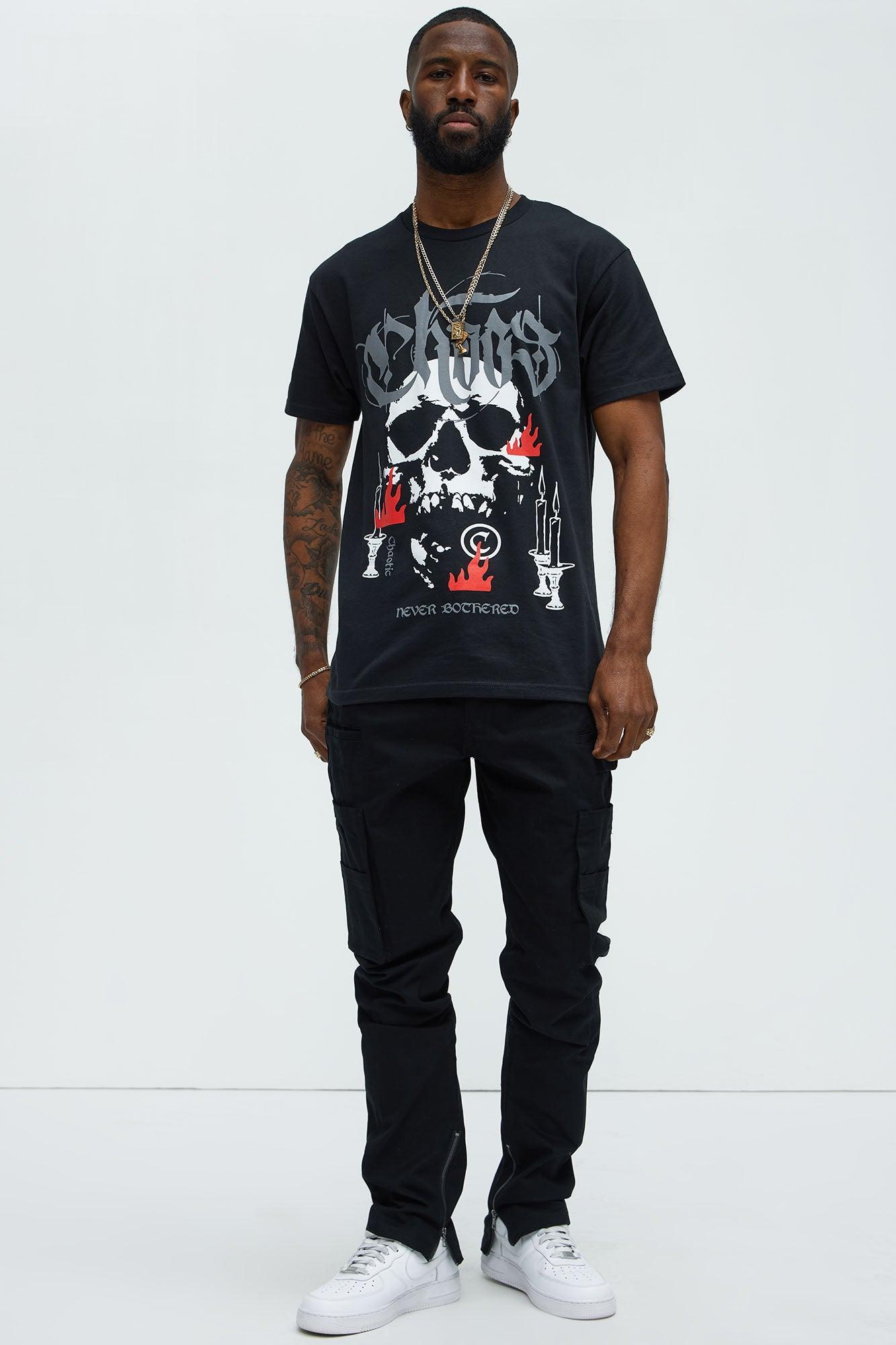 Chaos Never Short Sleeve Tee - Black Product Image