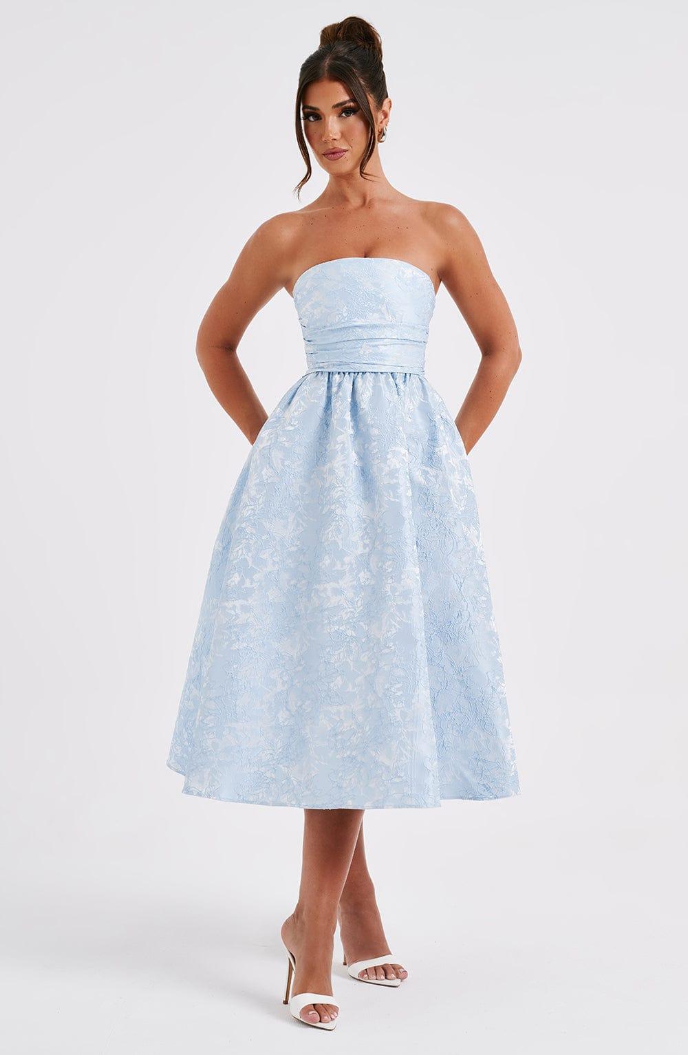 Saoirse Midi Dress - Blue Product Image