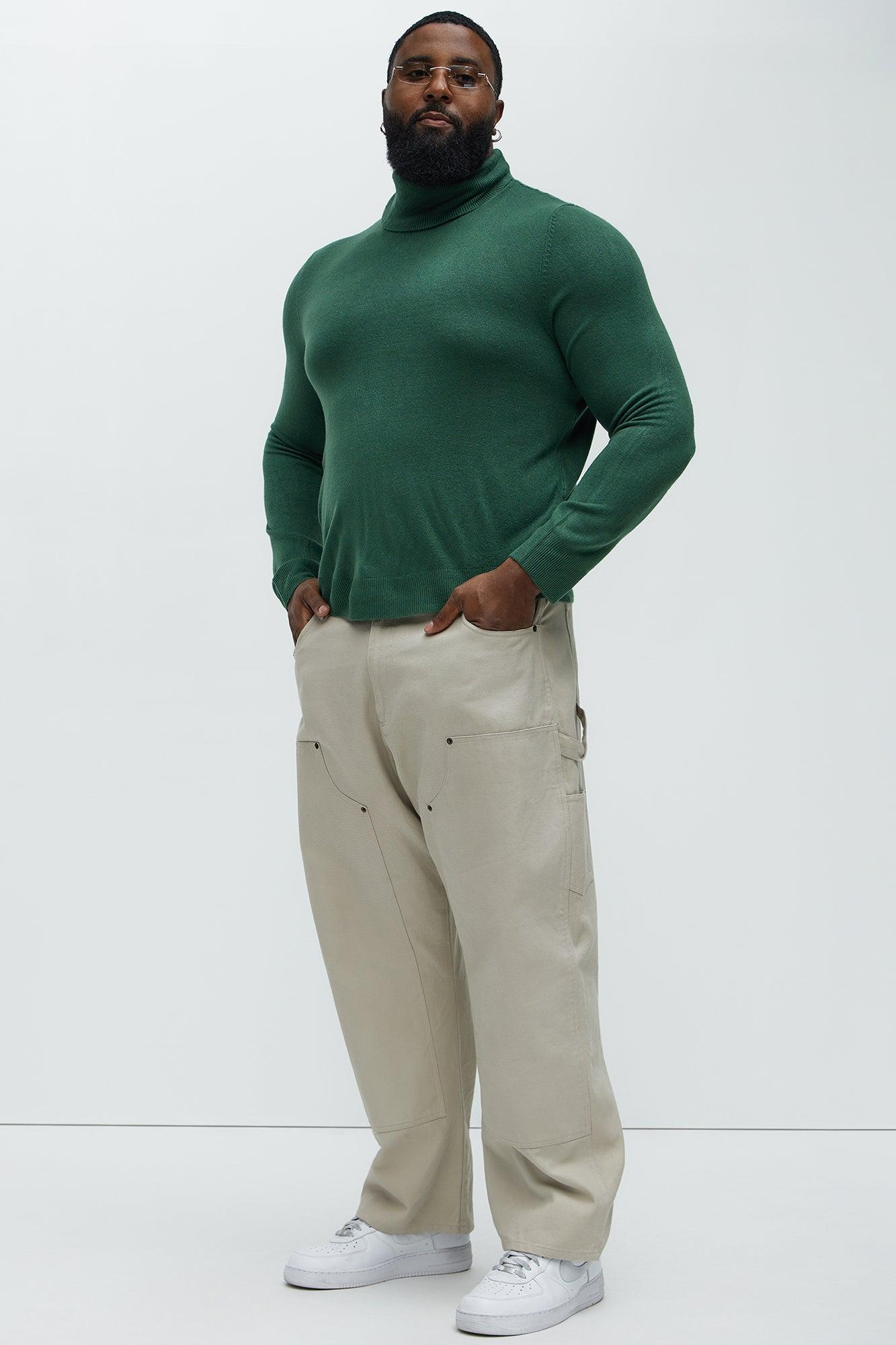 DeAngelo Turtleneck Sweater - Hunter Male Product Image