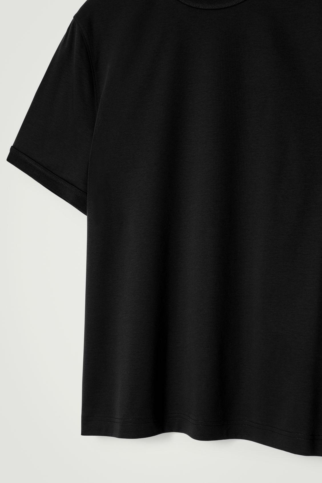 REGULAR-FIT MERCERIZED-COTTON T-SHIRT Product Image