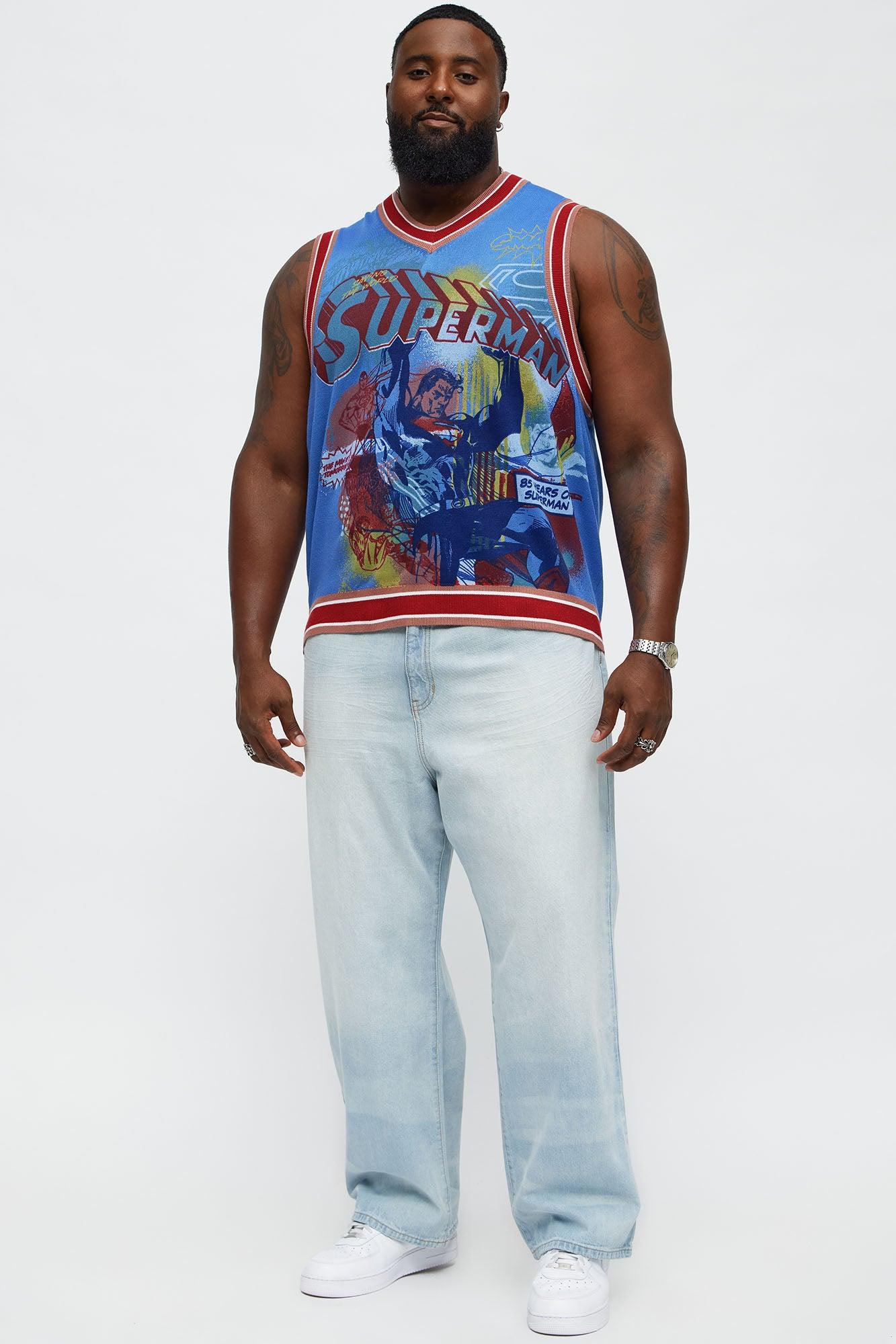 Superman Pullover Sweater Vest - Multi Color Male Product Image