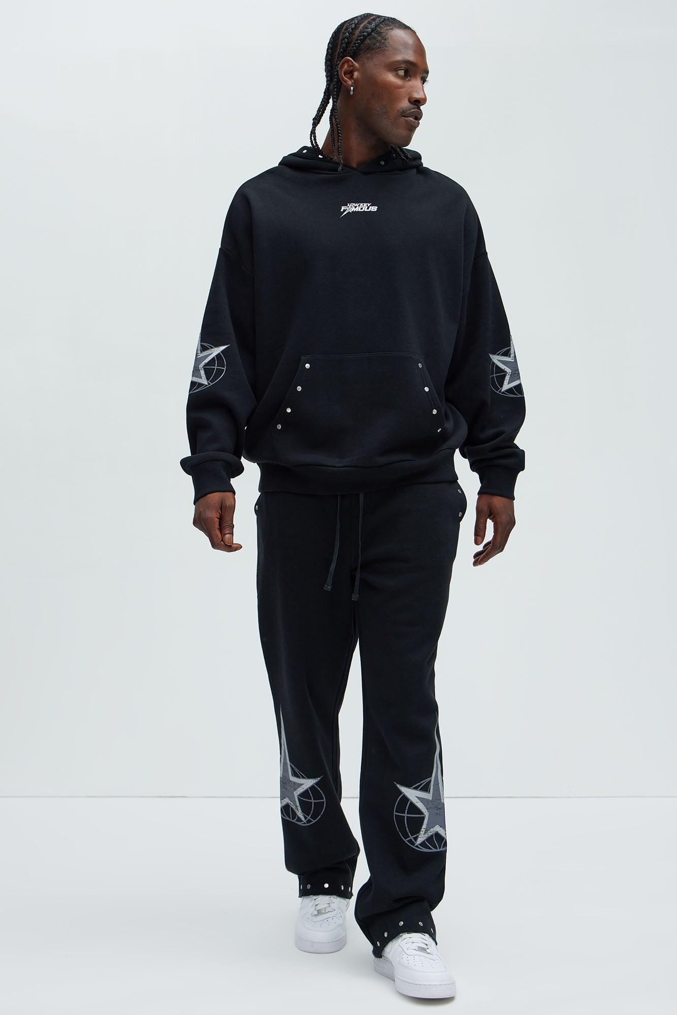 Tyson Lowkey Straight Sweatpants - Black Product Image