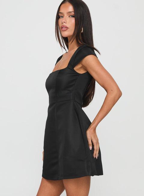 Mariza Mini Dress Black Product Image