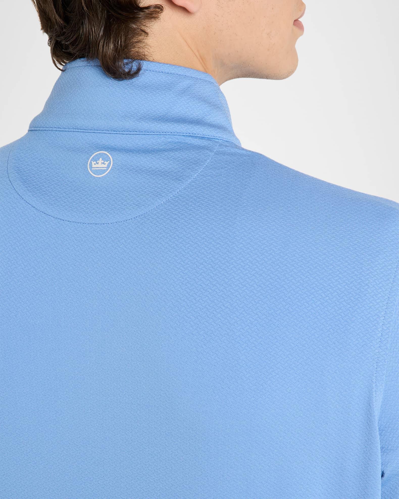 Men's Perth Cross-Hatch Performance Quarter-Zip Pullover Product Image