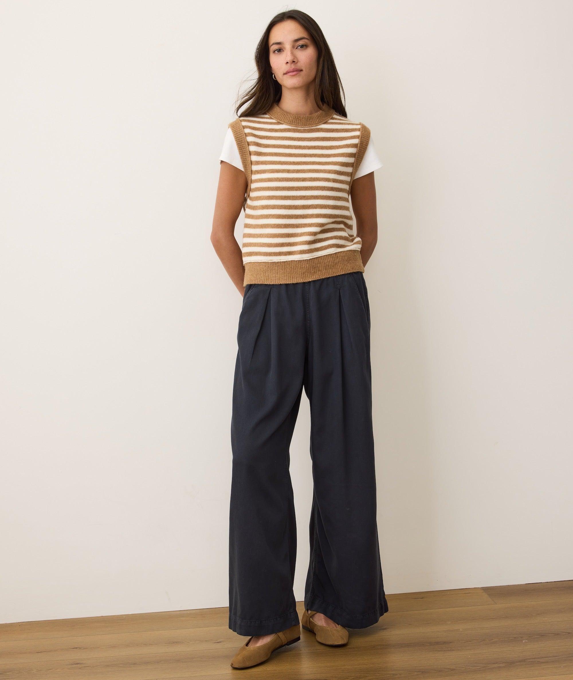 Allison Pleated Wide Leg Trouser Product Image